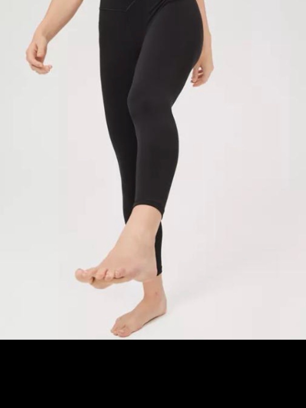 Aerie OFFLINE Real Me Crossover Leggings Black Size Small